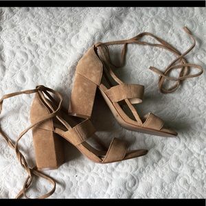 Jessica Simpson Suede Lace up Harphor Sandal
